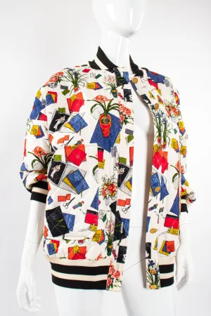 1986 Atelier Sketch Quilted Bomber Jacket
