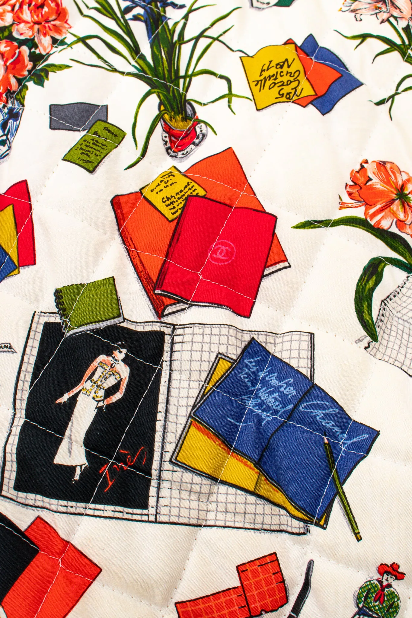 1986 Atelier Sketch Quilted Bomber Jacket