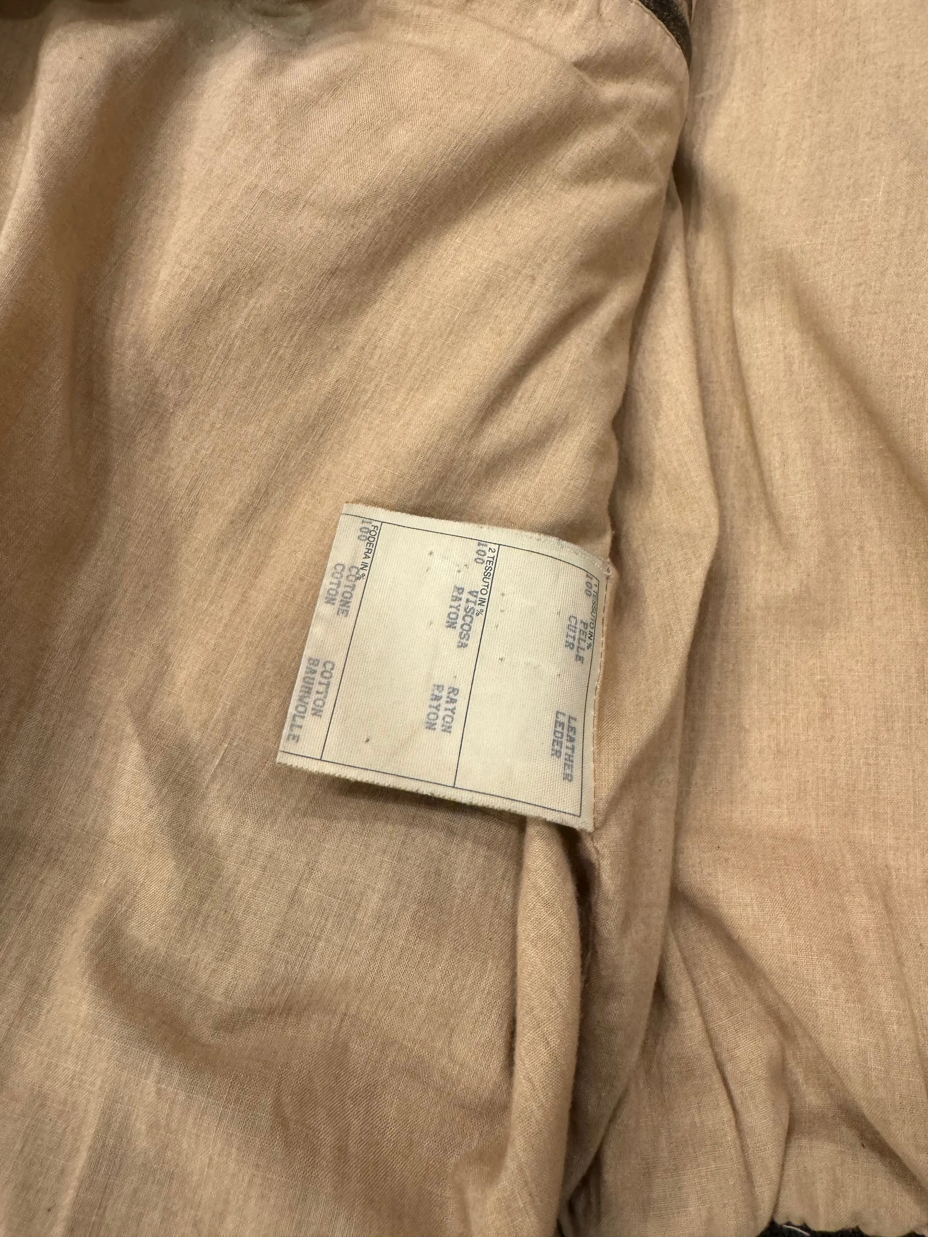1990s Emporio Armani aviator bomber jacket