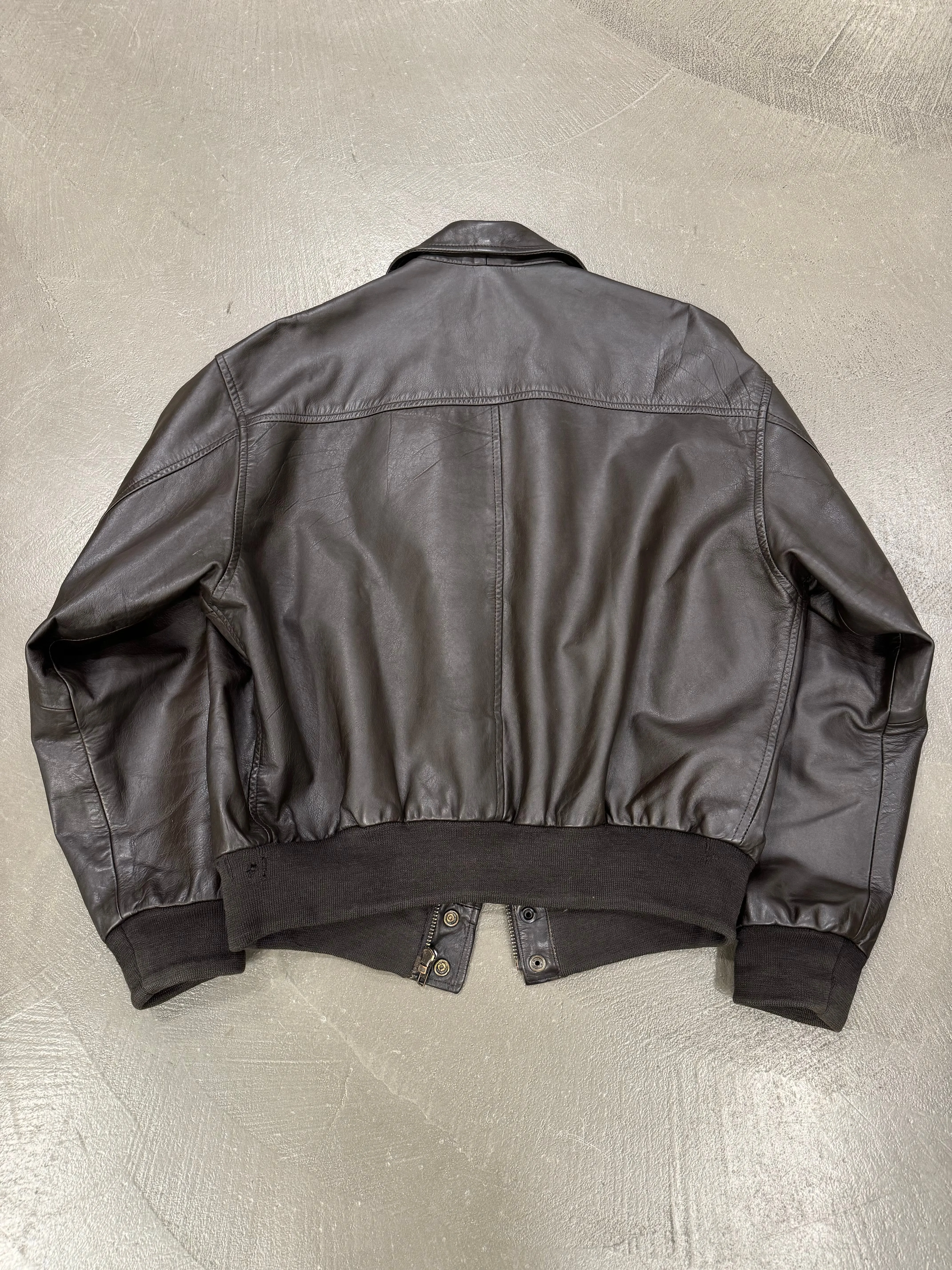 1990s Emporio Armani aviator bomber jacket
