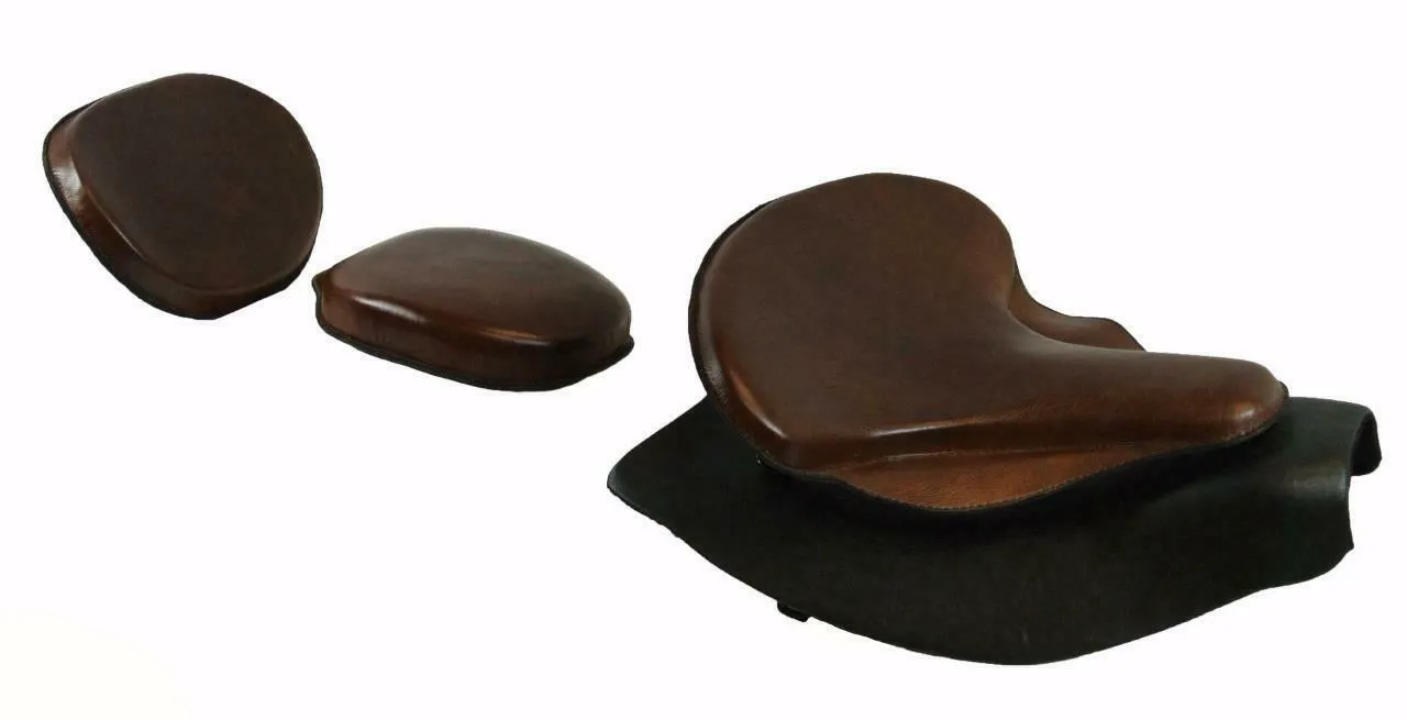 2014-2021 Indian Chief Bomber Brown Spring Seat Mounting Kit Pad Back Rest Bib bs