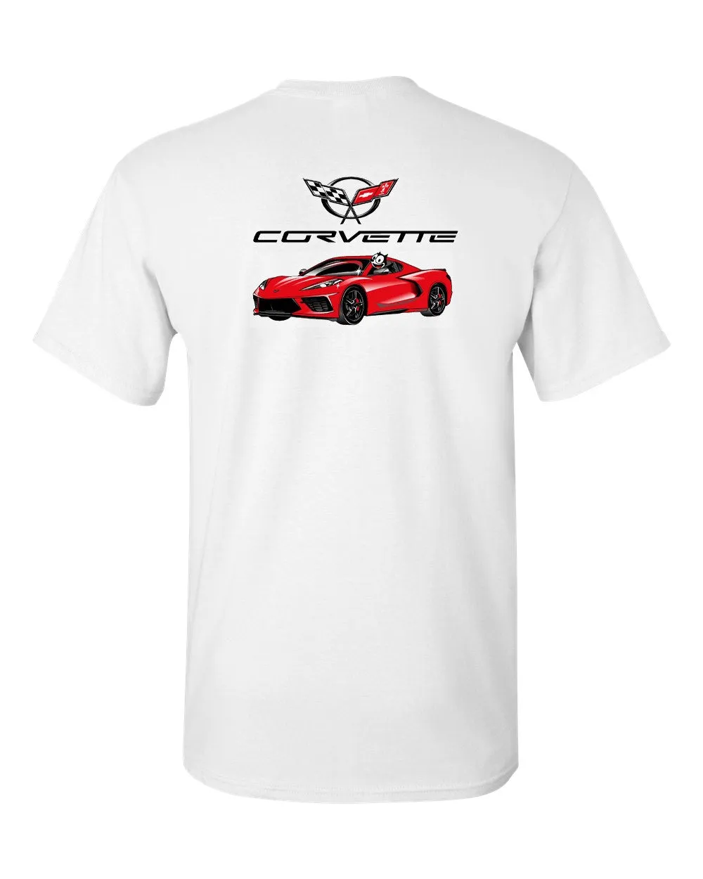 2020 Corvette Red Metal Flake T shirt