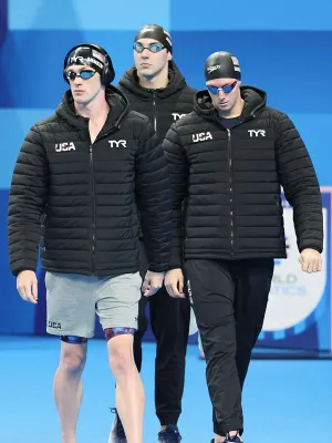 2024 Olympic Team USA Black Puffer Jacket
