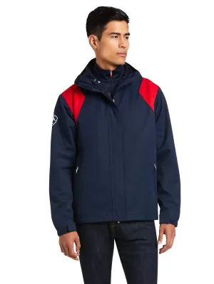 30% OFF - ARIAT Mens Spectator Waterproof Jacket - Team Navy - Size: LARGE