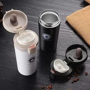380ml Stainless Steel Thermos Coffee Cup – Double Layer Vacuum Insulated Sports Water Bottle