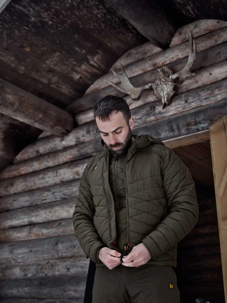 50% OFF HARKILA Logmar Insulated Packable Hooded Jacket - Mens - Willow Green - Size: UK 36"