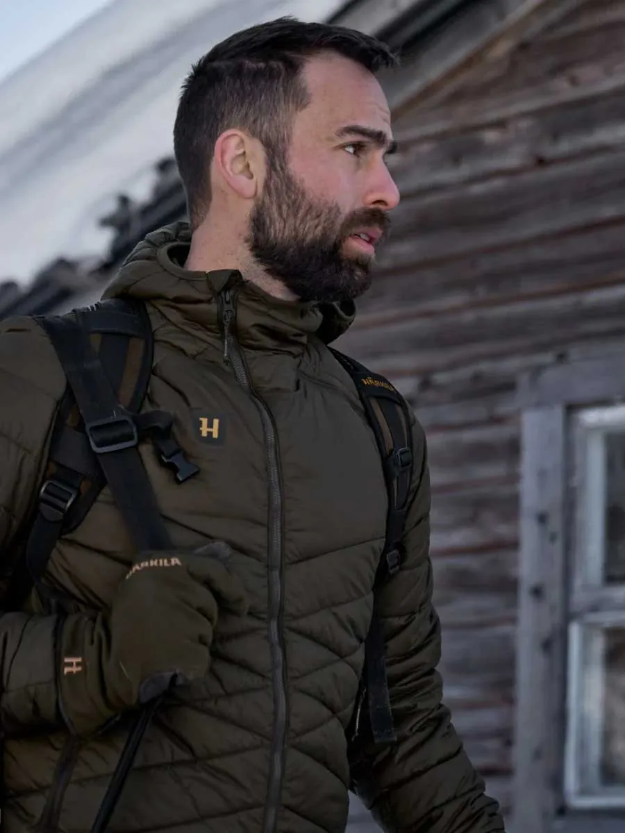50% OFF HARKILA Logmar Insulated Packable Hooded Jacket - Mens - Willow Green - Size: UK 36"