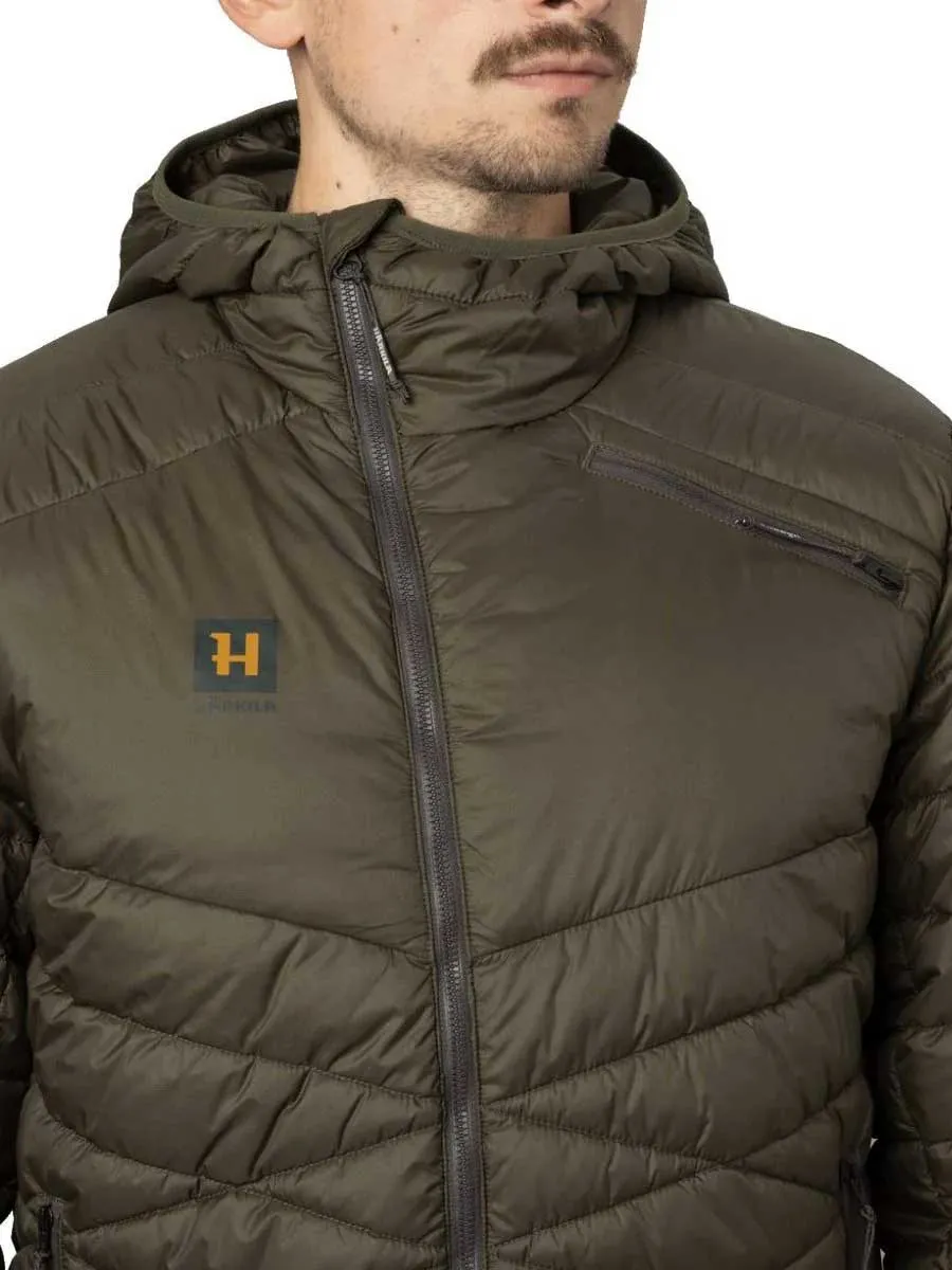 50% OFF HARKILA Logmar Insulated Packable Hooded Jacket - Mens - Willow Green - Size: UK 36"