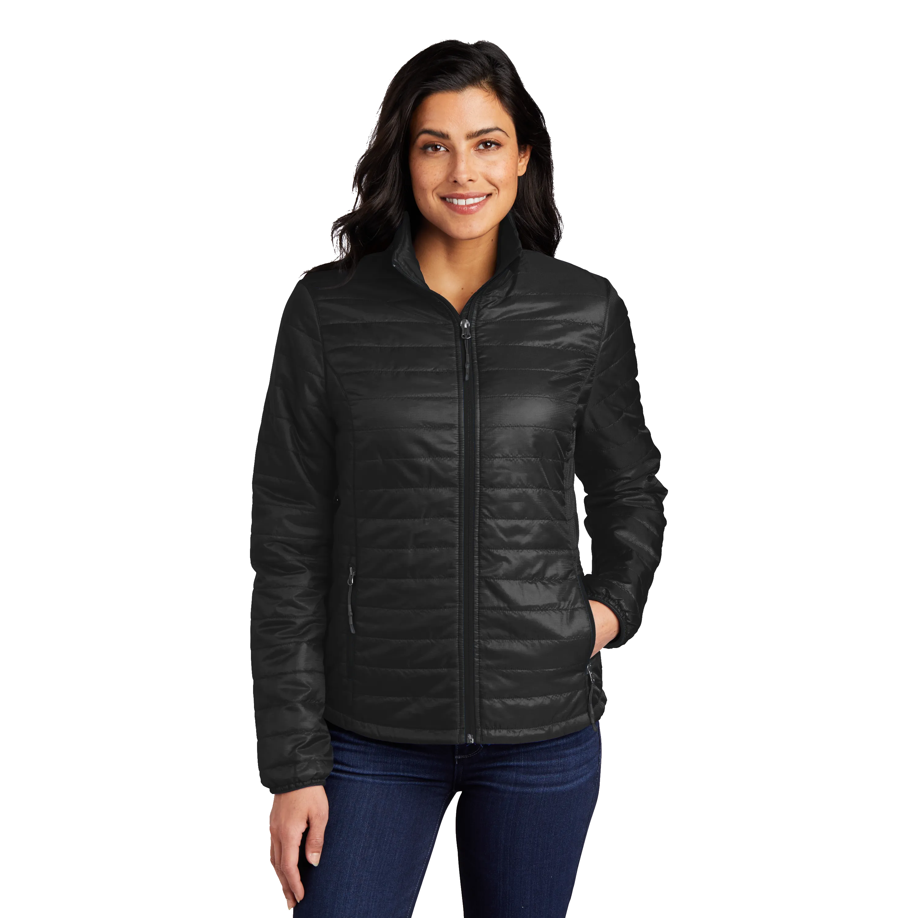 A2064W Ladies Packable Puffy Jacket