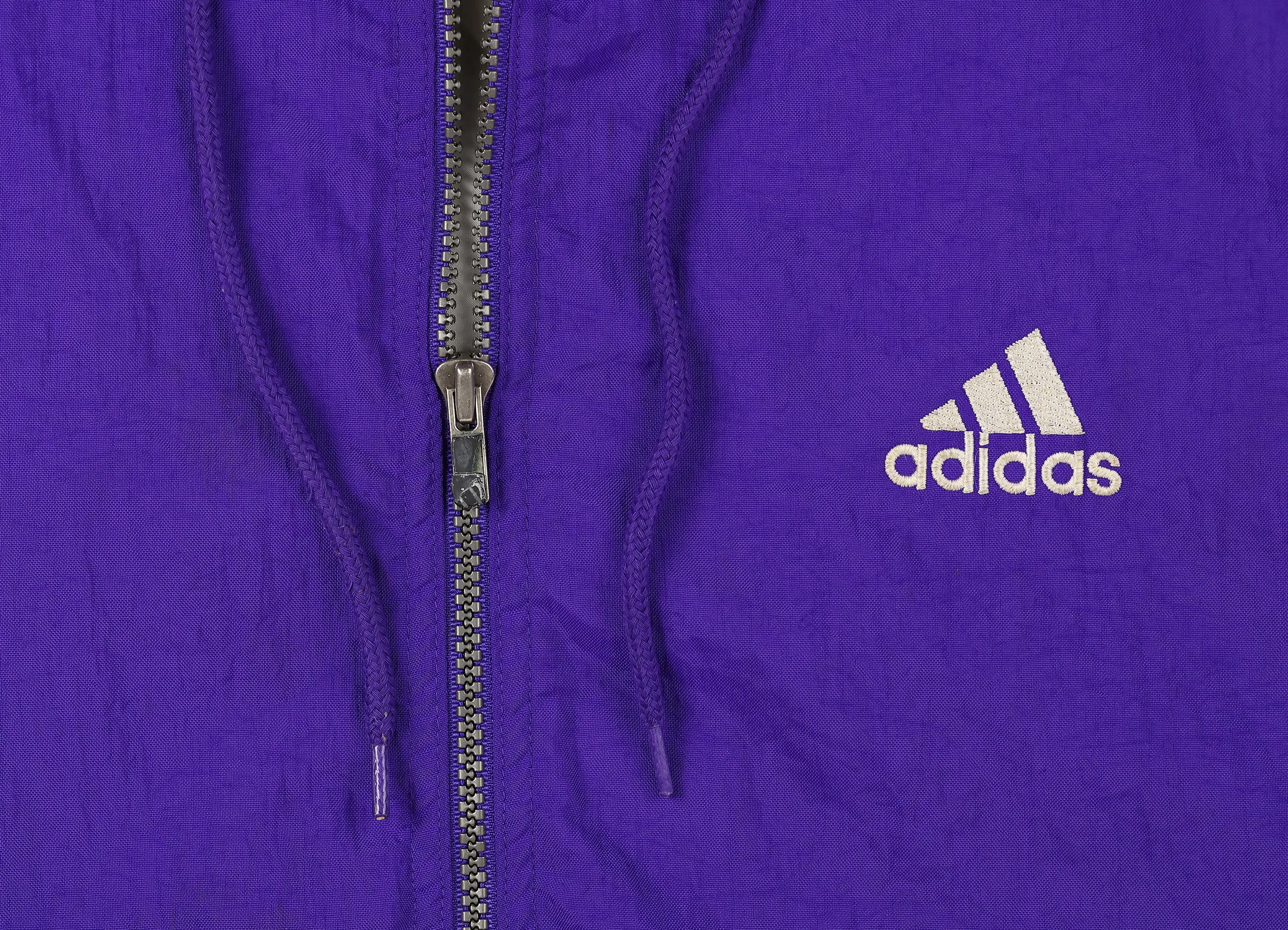 Adidas 90s Hooded Jacket - Purple - XL
