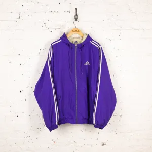 Adidas 90s Hooded Jacket - Purple - XL