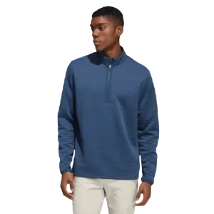 Adidas (DWR) Water Repellent 1/4 Zip Pullover - Navy