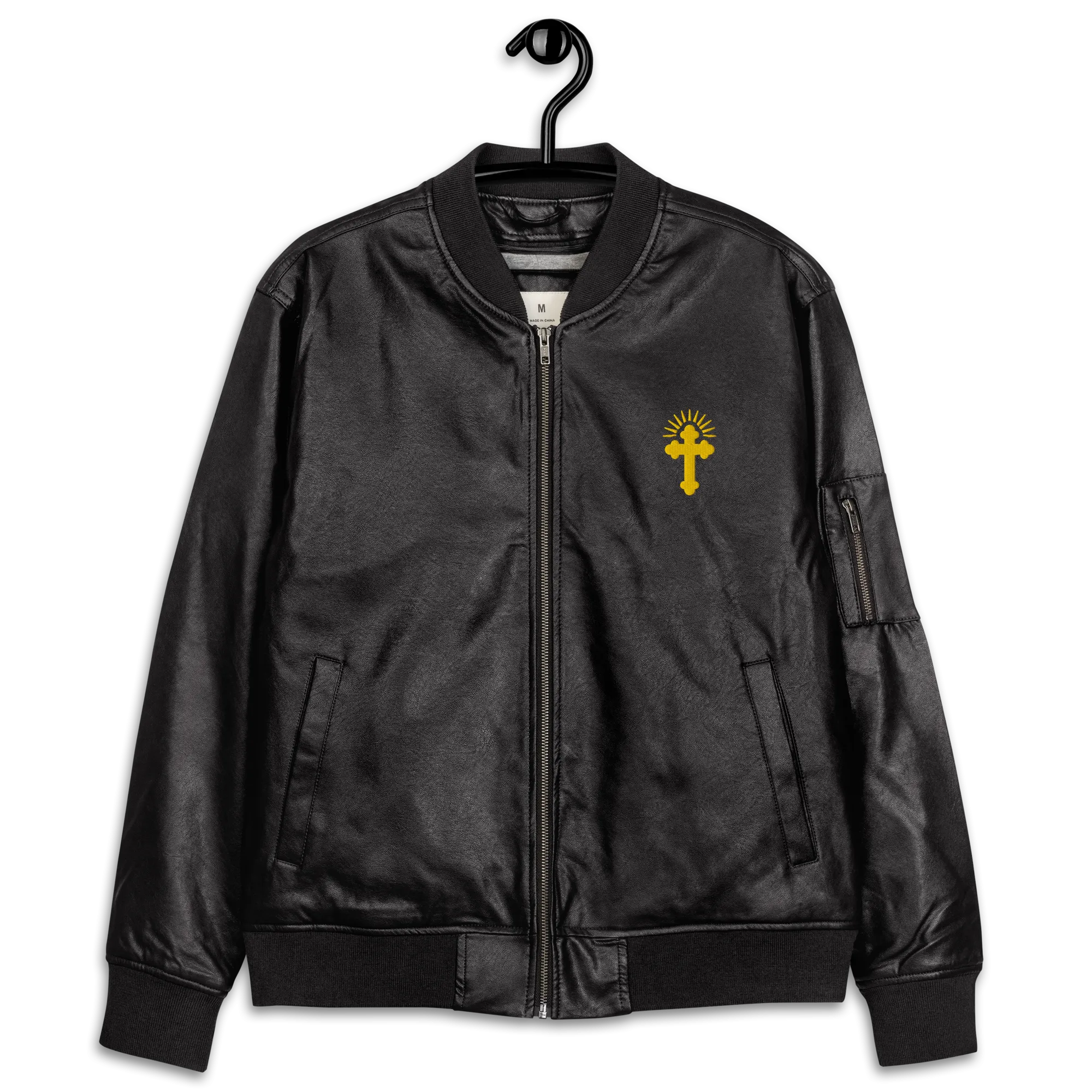 AF Leather Bomber Jacket