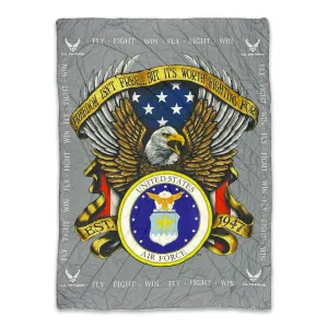 Air Force Puffy Blanket