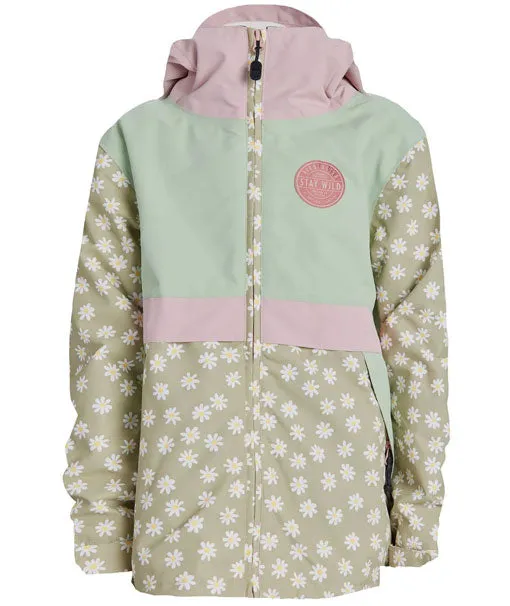 Airblaster Kids' Trencher Jacket Tan Daisy 2024