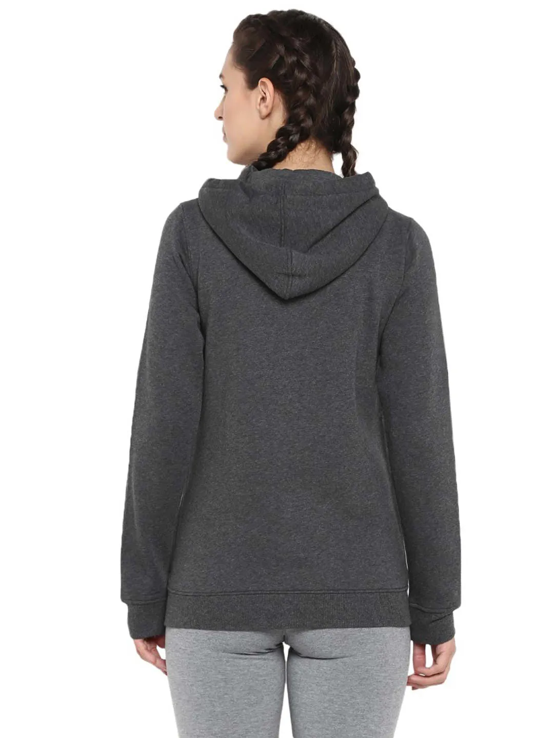Alcis Women Charcoal Solid Jackets