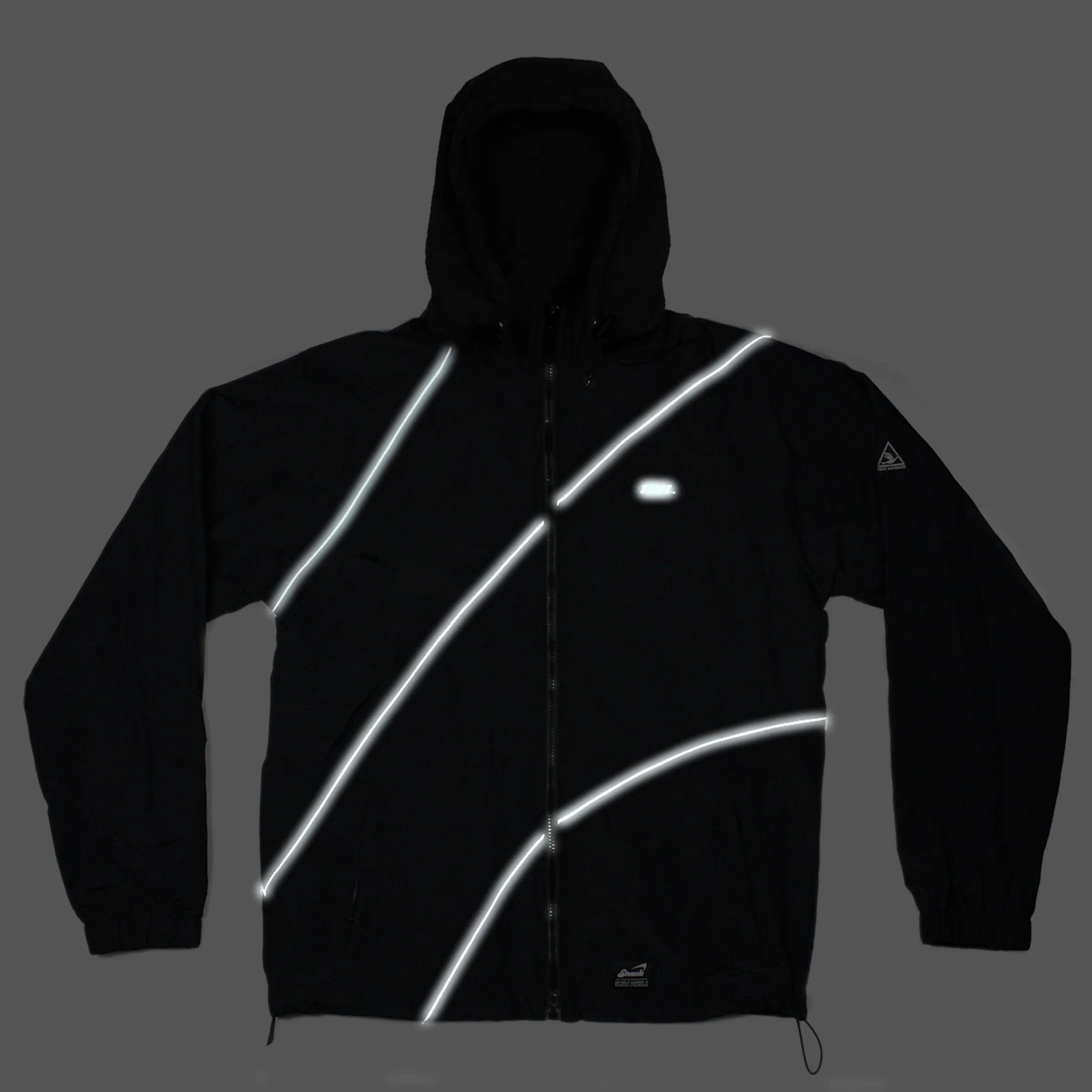 ALIVE WAVE JACKET - BLACK/REFLECTIVE