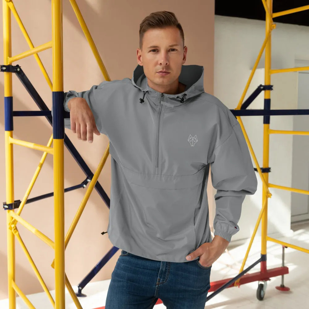 Alpha Embroidered Champion Packable Jacket