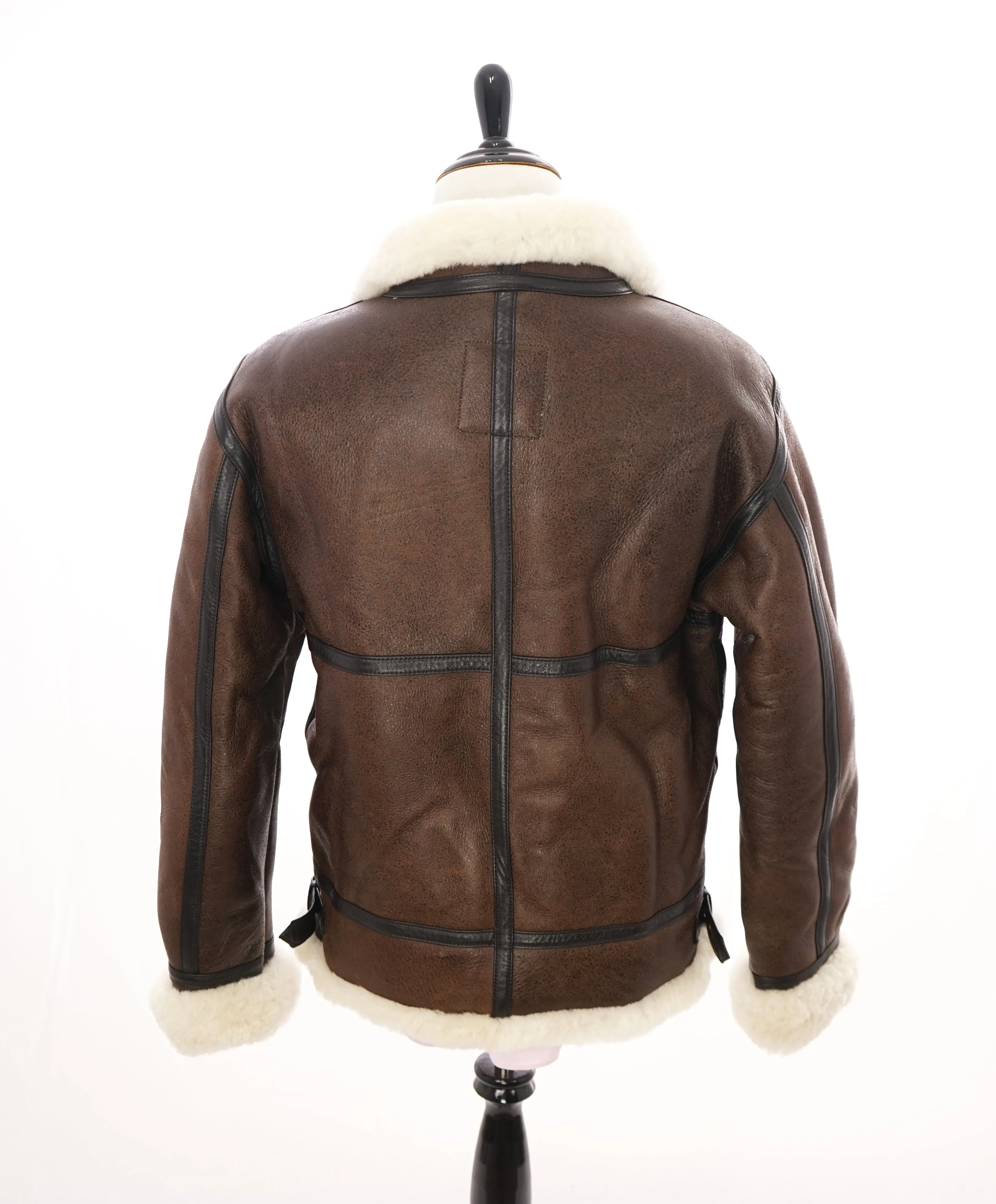ALPHA INDUSTRIES - Classic Shearling Bomber Jacket Coat B-3 - Small