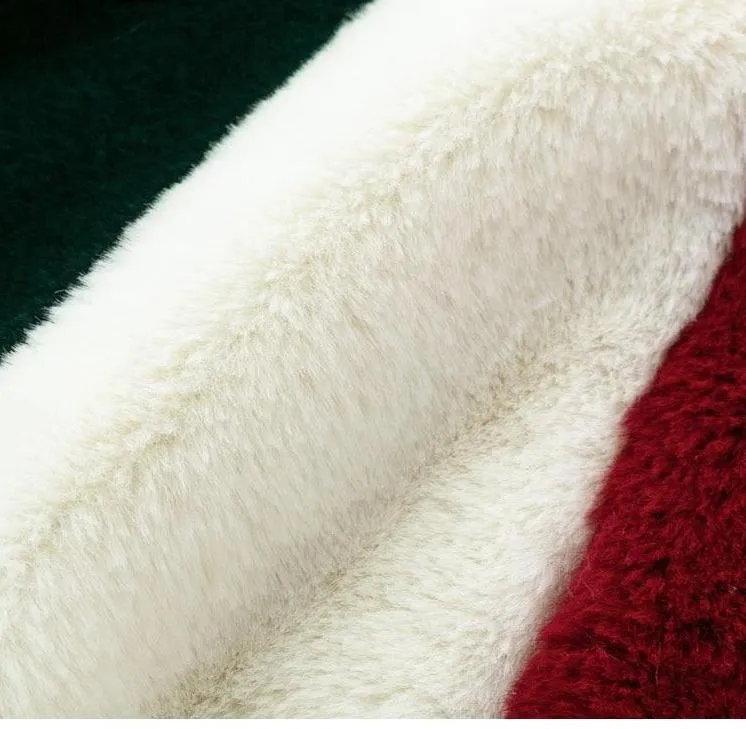 Angelina Faux Fur Bomber Jacket - Green