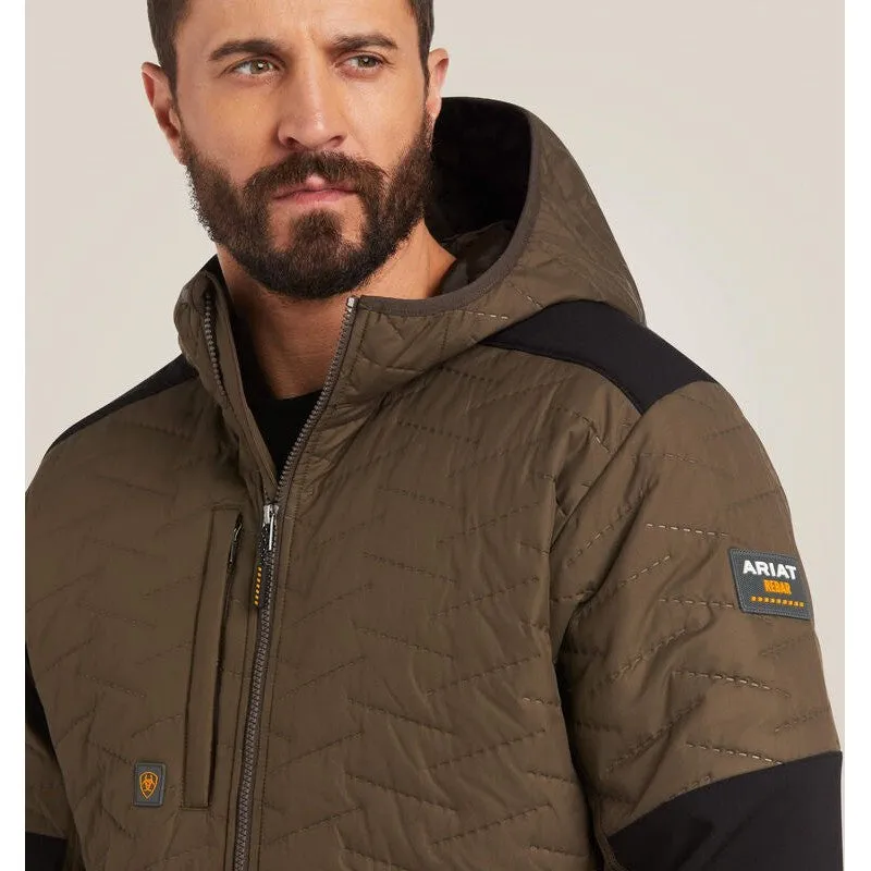 Ariat Men's Rebar Cloud 9 Insulated Workwear Jacket Wren - 10037510