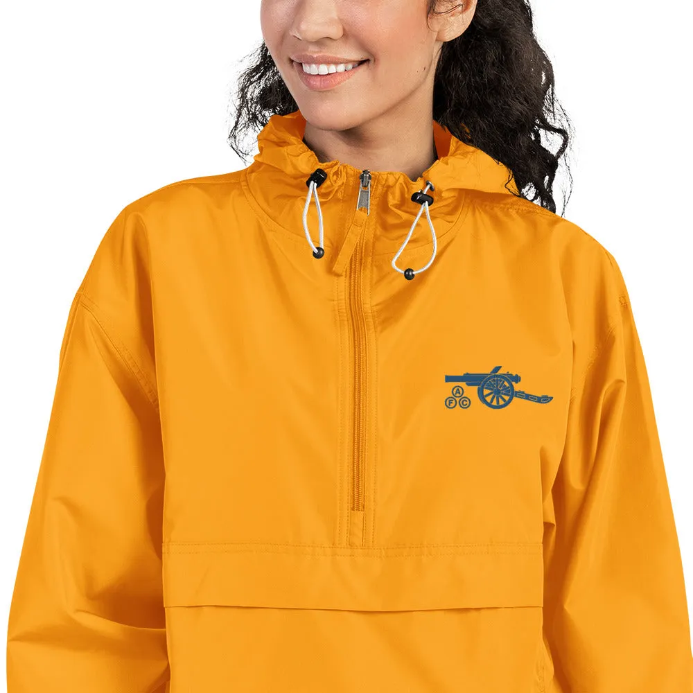Arsenal AFC Cannon Embroidered  - Champion Packable Jacket -  Delivery over 30 days from the USA