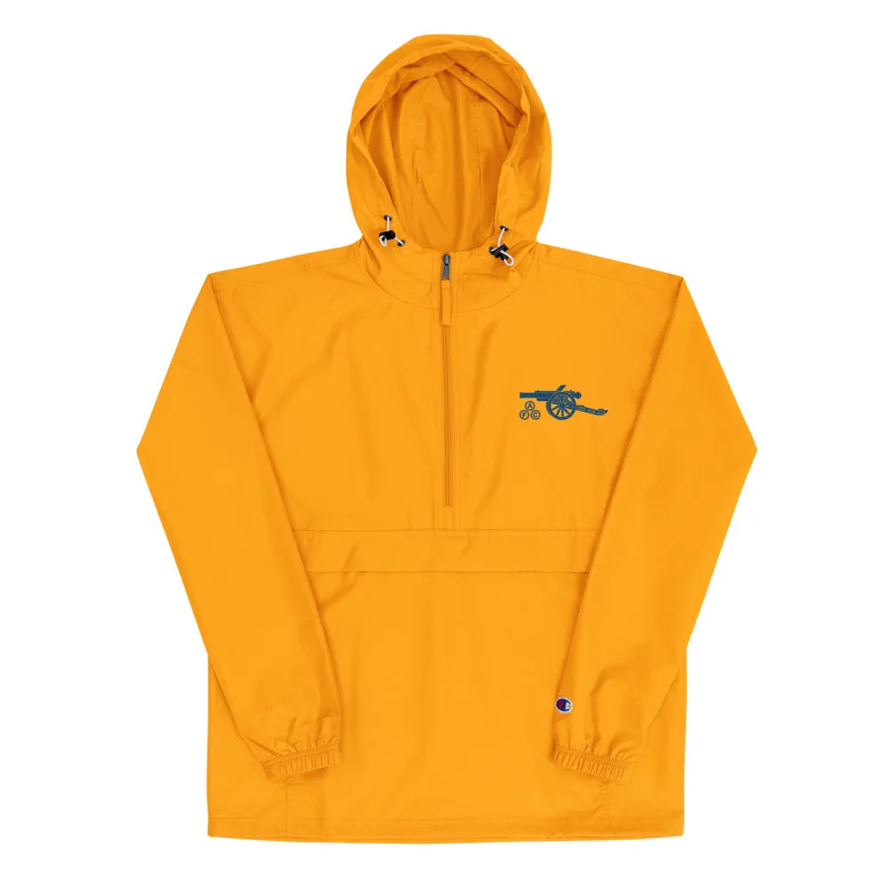 Arsenal AFC Cannon Embroidered  - Champion Packable Jacket -  Delivery over 30 days from the USA