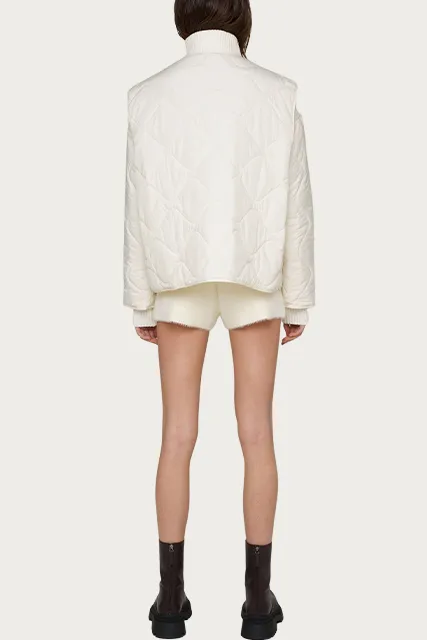 ASH QUILTED PADDED REMOVABLE SHELL JACKET
