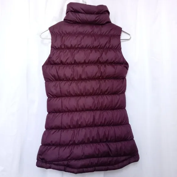 Athleta Downabout Asymmetrical Zip Puffer Down Vest XXS