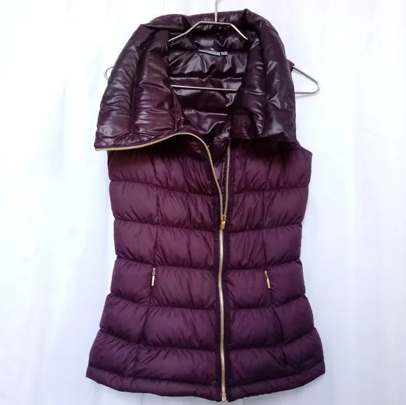 Athleta Downabout Asymmetrical Zip Puffer Down Vest XXS