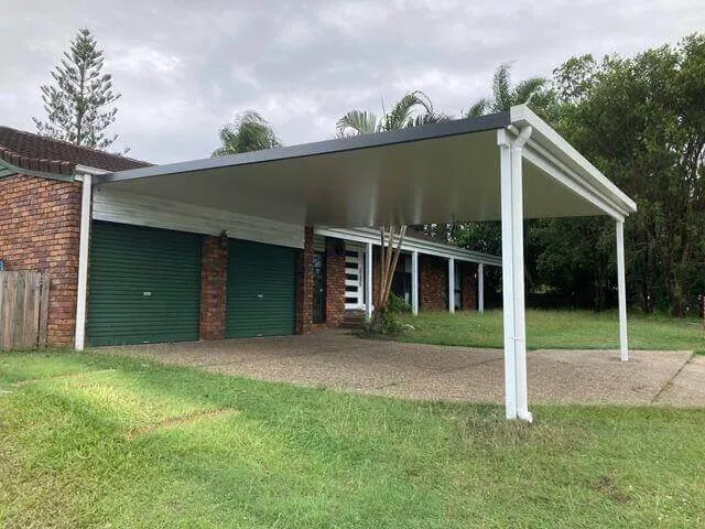 Attached Insulated Patio/Carport Metal Fascia 9 x 2.0m
