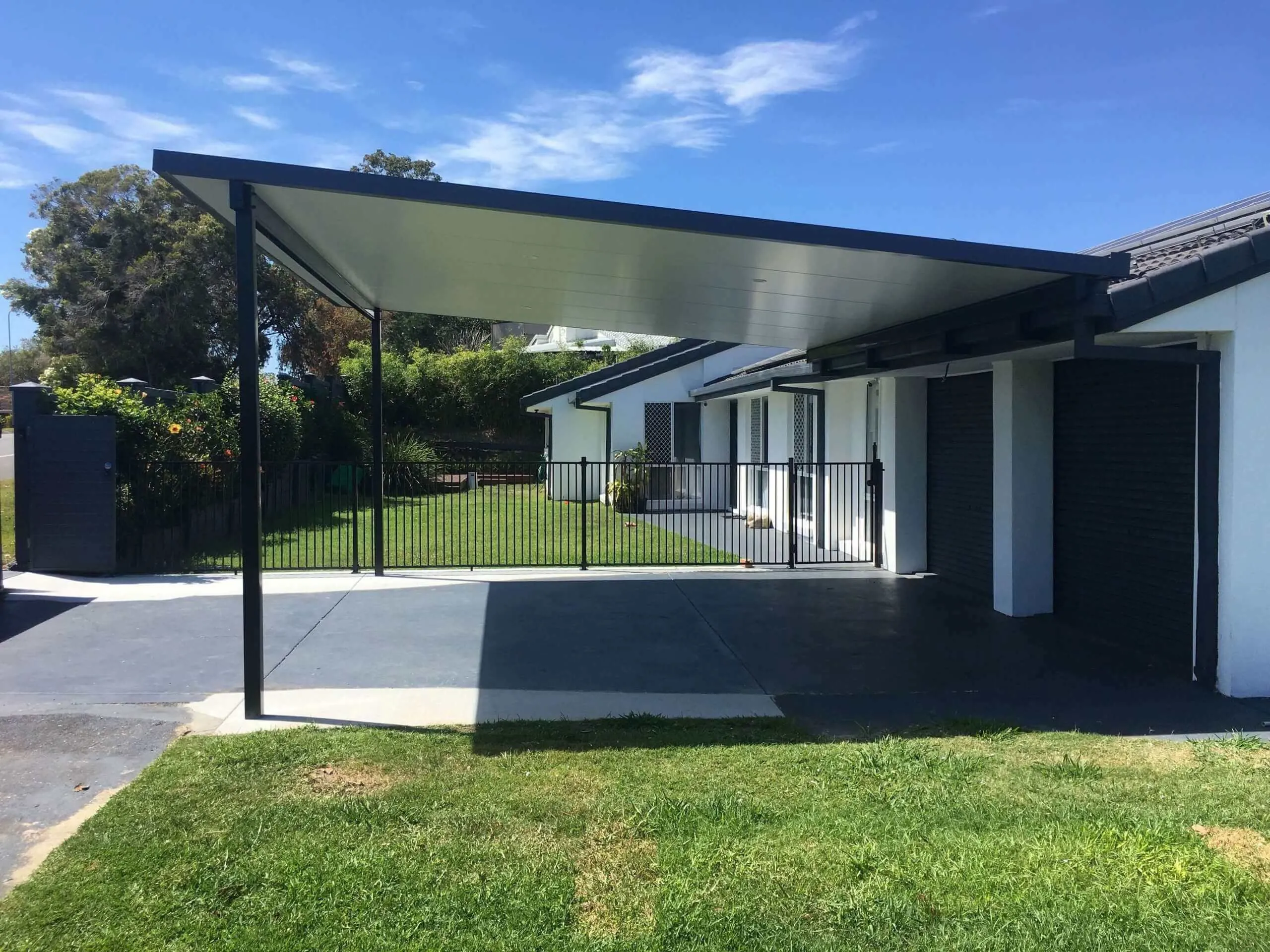 Attached Insulated Patio/Carport Metal Fascia 9 x 2.0m