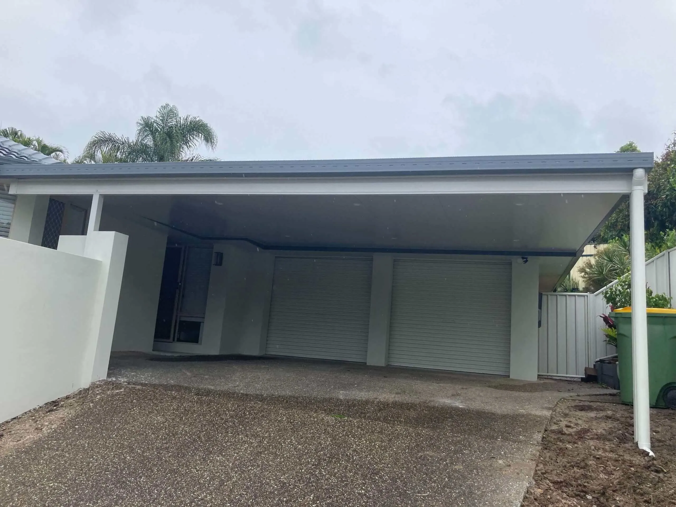 Attached Insulated Patio/Carport Metal Fascia 9 x 2.0m