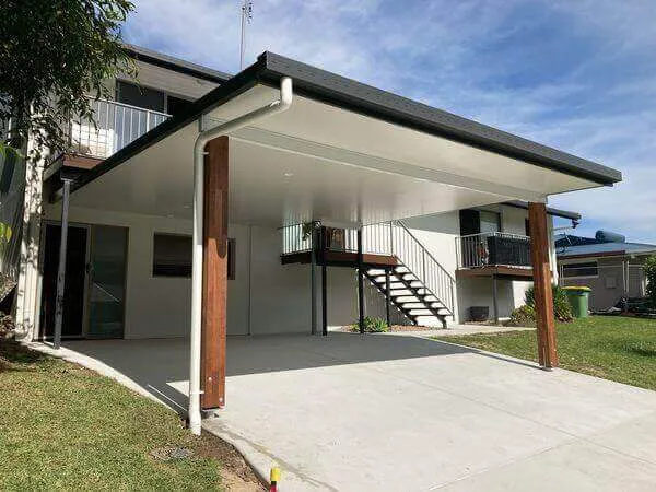 Attached Insulated Patio/Carport Metal Fascia 9 x 2.0m