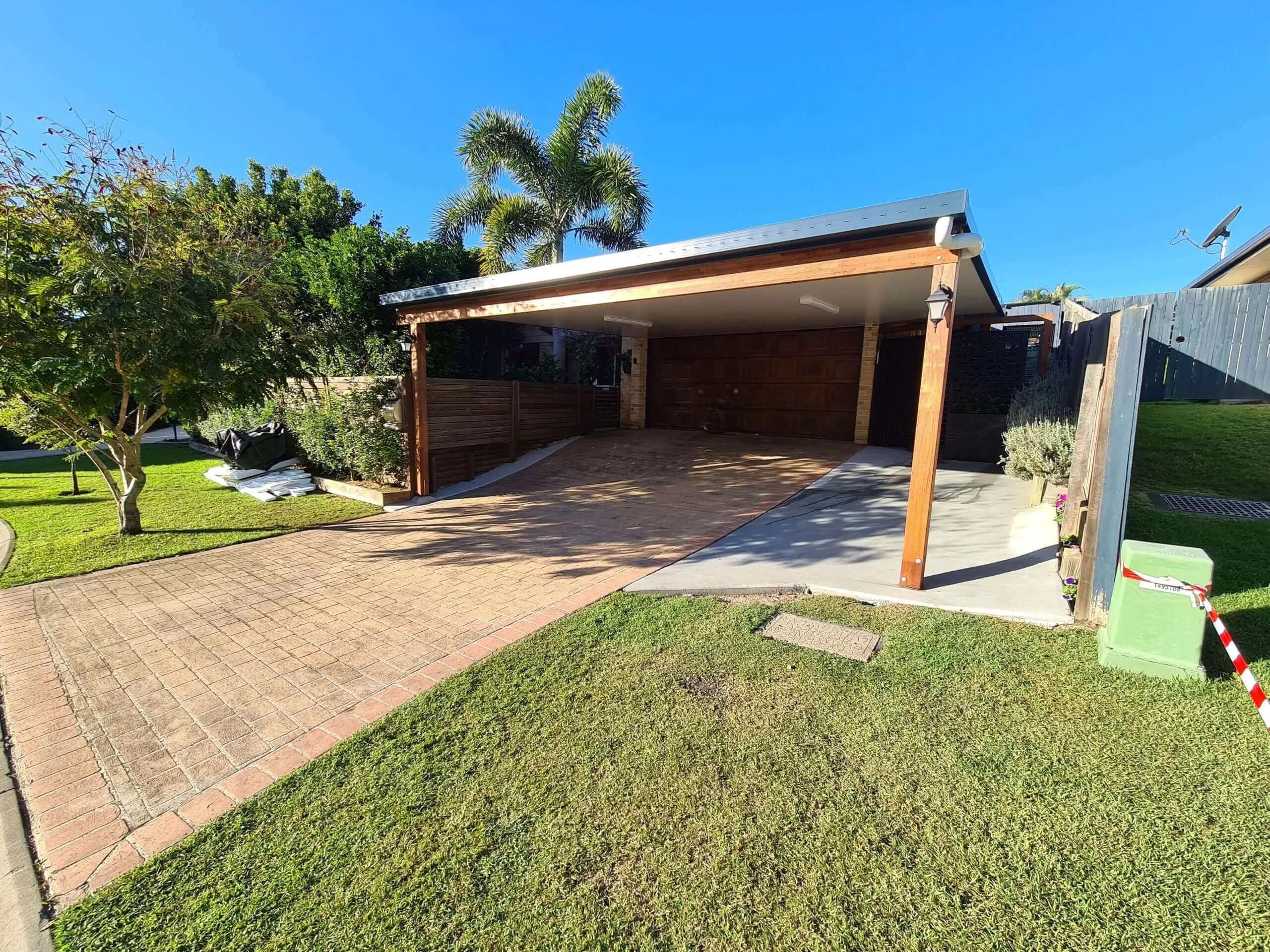 Attached Insulated Patio/Carport Metal Fascia 9 x 2.0m