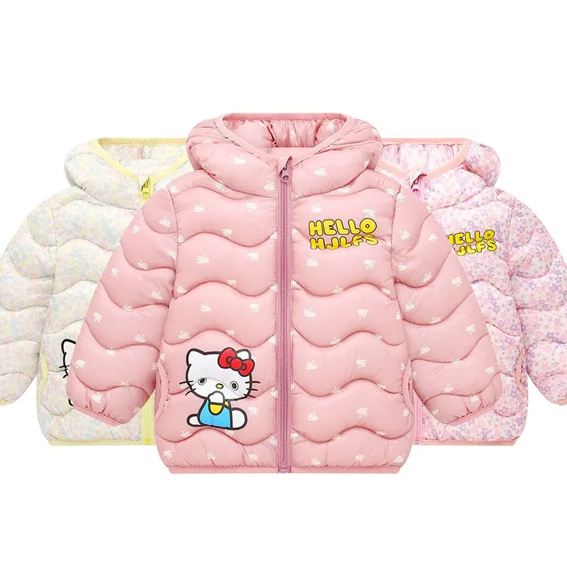 Autumn Winter Hooded Children Cute Down Jackets