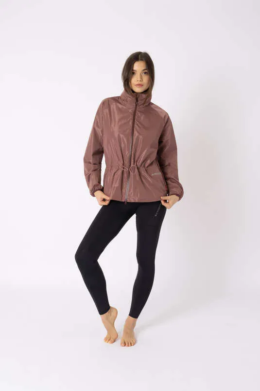 B Veritgo Ladies Kristina Waterproof Jacket Burgandy