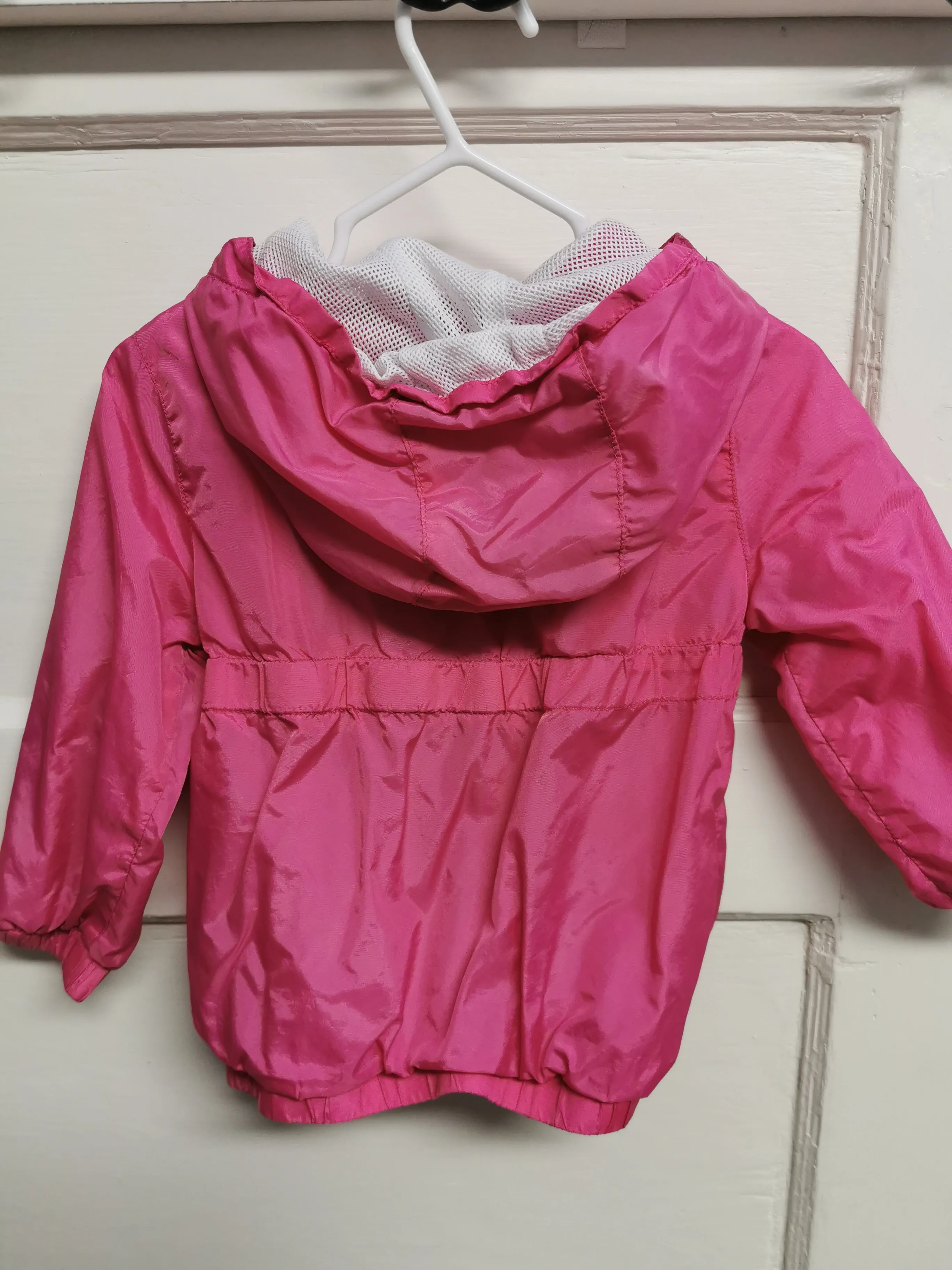BABY GIRL SIZE 12 MONTHS - JOE FRESH, Pink Hooded Spring Jacket EUC B28