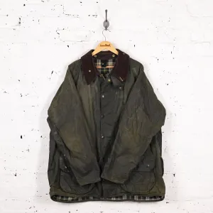 Barbour Beaufort Wax Jacket Coat - Green - XXXL