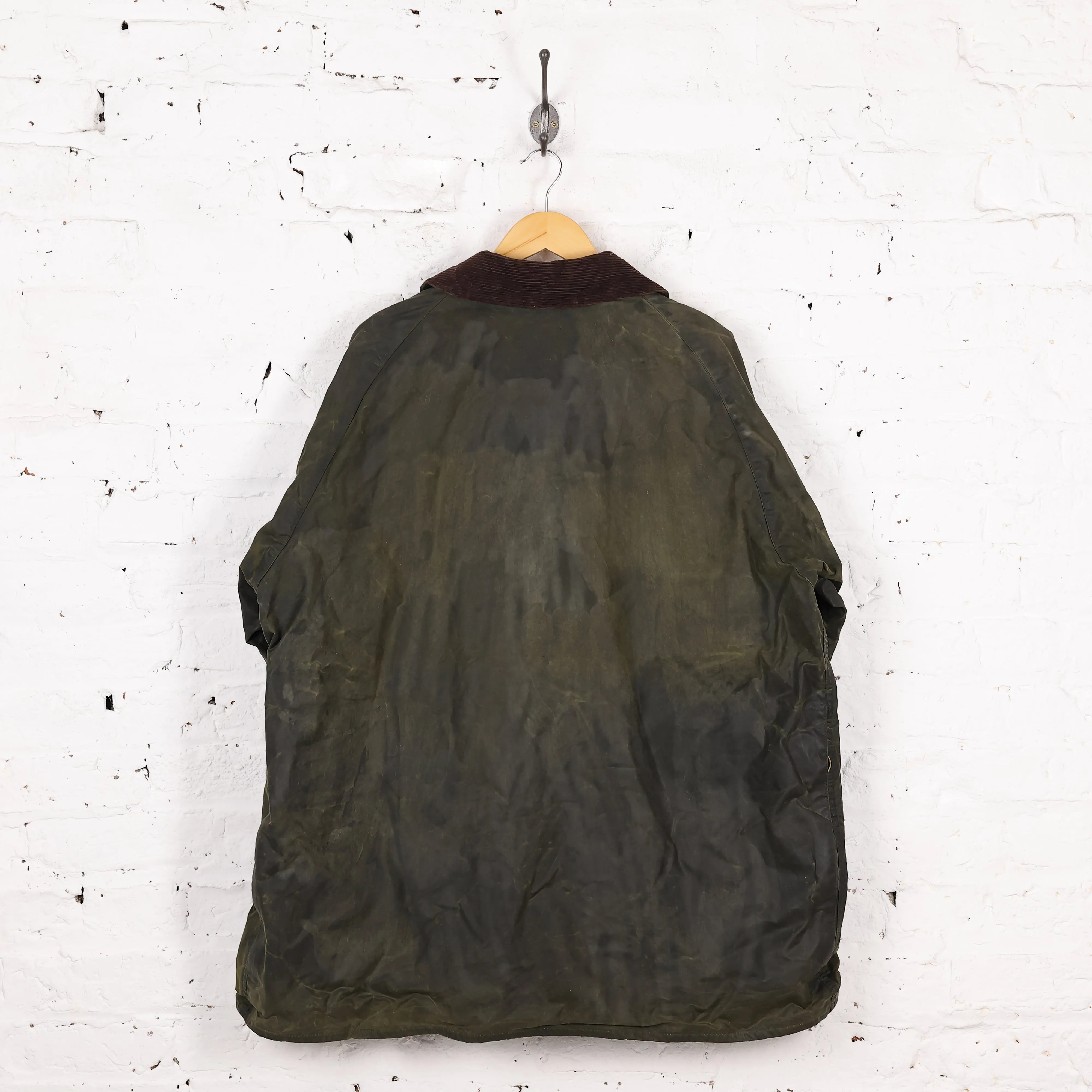 Barbour Beaufort Wax Jacket Coat - Green - XXXL