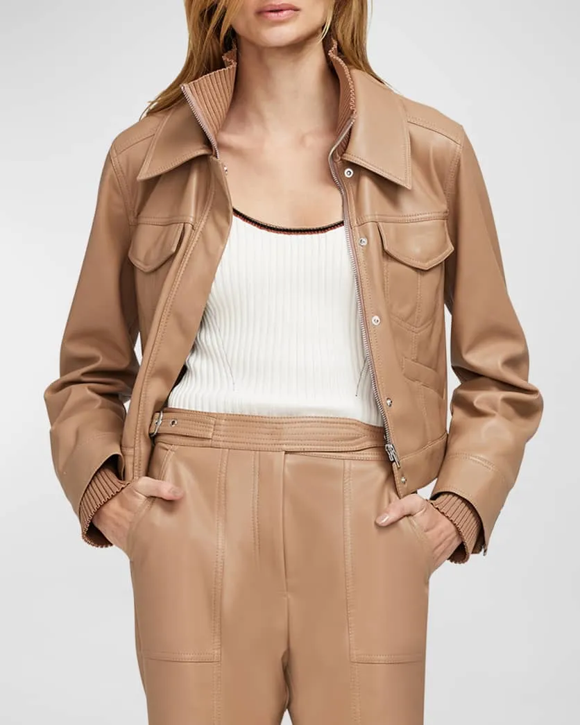 Becka Boxy Zip Up Jacket