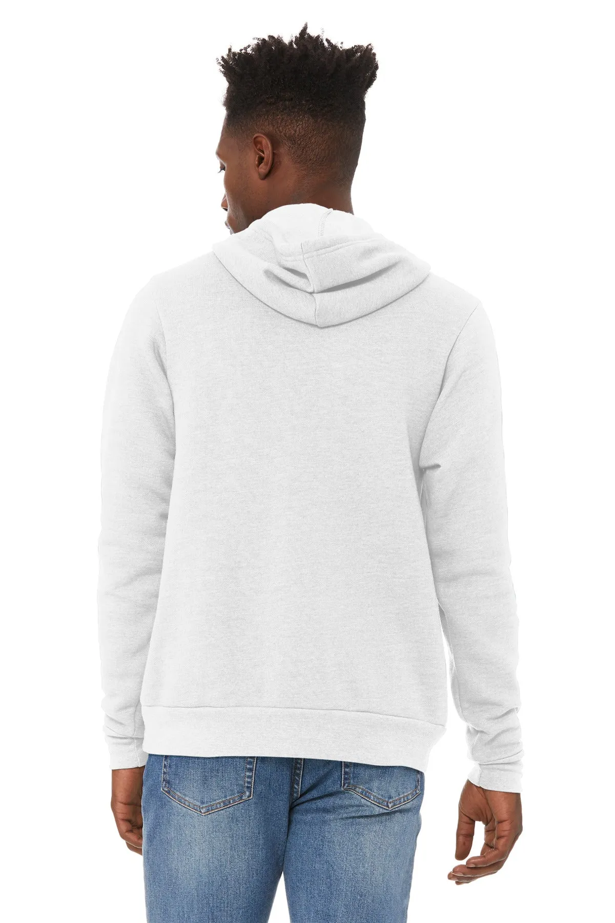 BELLA CANVAS  Unisex Sponge Fleece Pullover Hoodie. BC3719 Ash