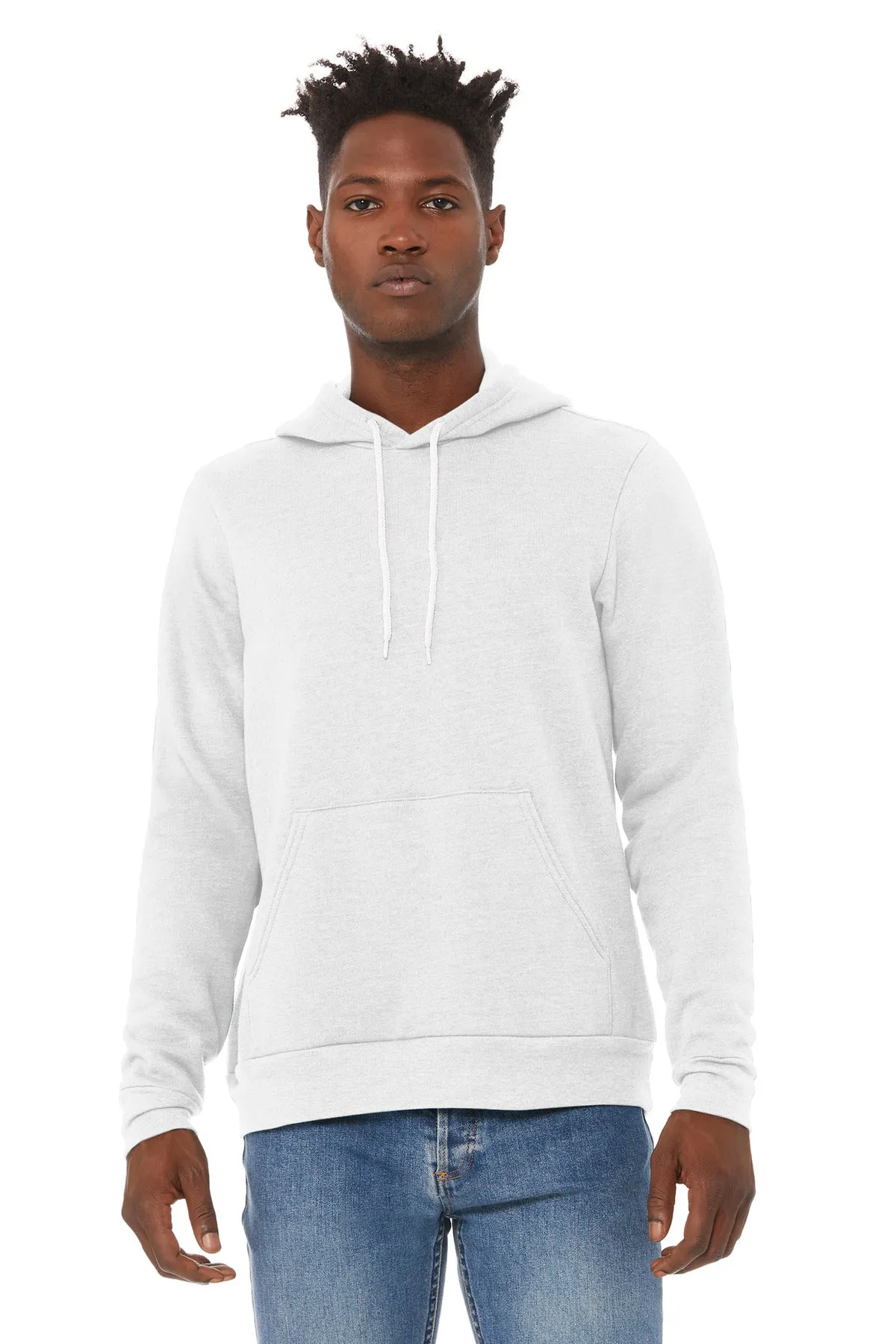 BELLA CANVAS  Unisex Sponge Fleece Pullover Hoodie. BC3719 Ash