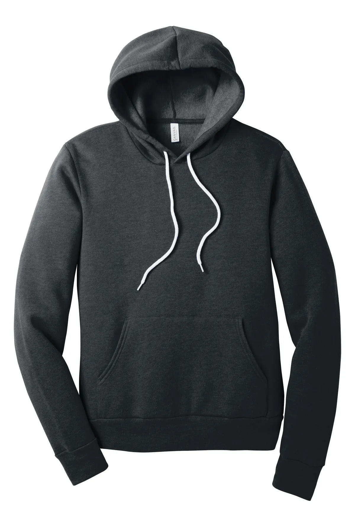 BELLA CANVAS  Unisex Sponge Fleece Pullover Hoodie. BC3719 Dark Grey Heather