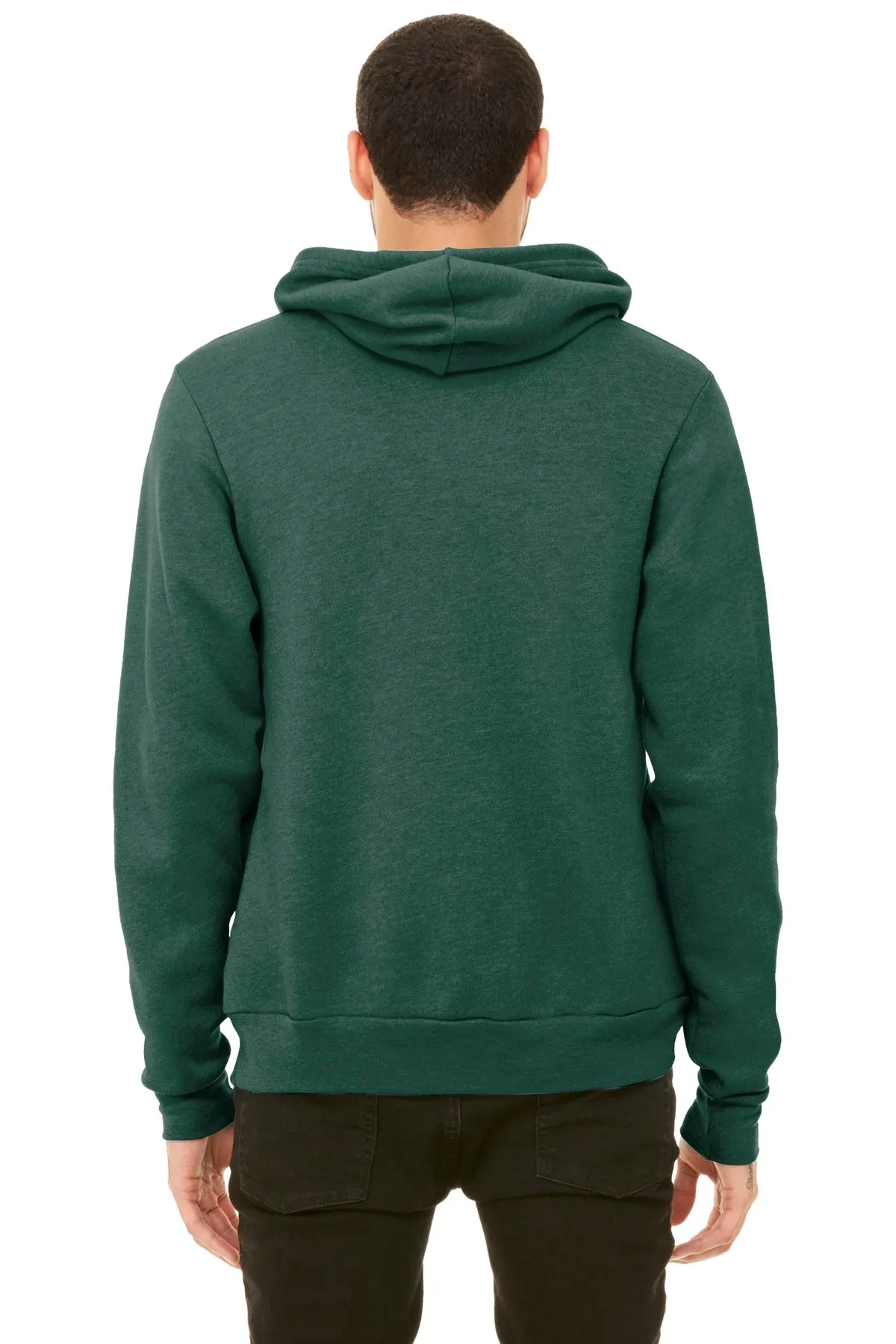 BELLA CANVAS  Unisex Sponge Fleece Pullover Hoodie. BC3719 Heather Forest