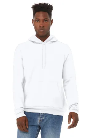 BELLA CANVAS  Unisex Sponge Fleece Pullover Hoodie. BC3719 White
