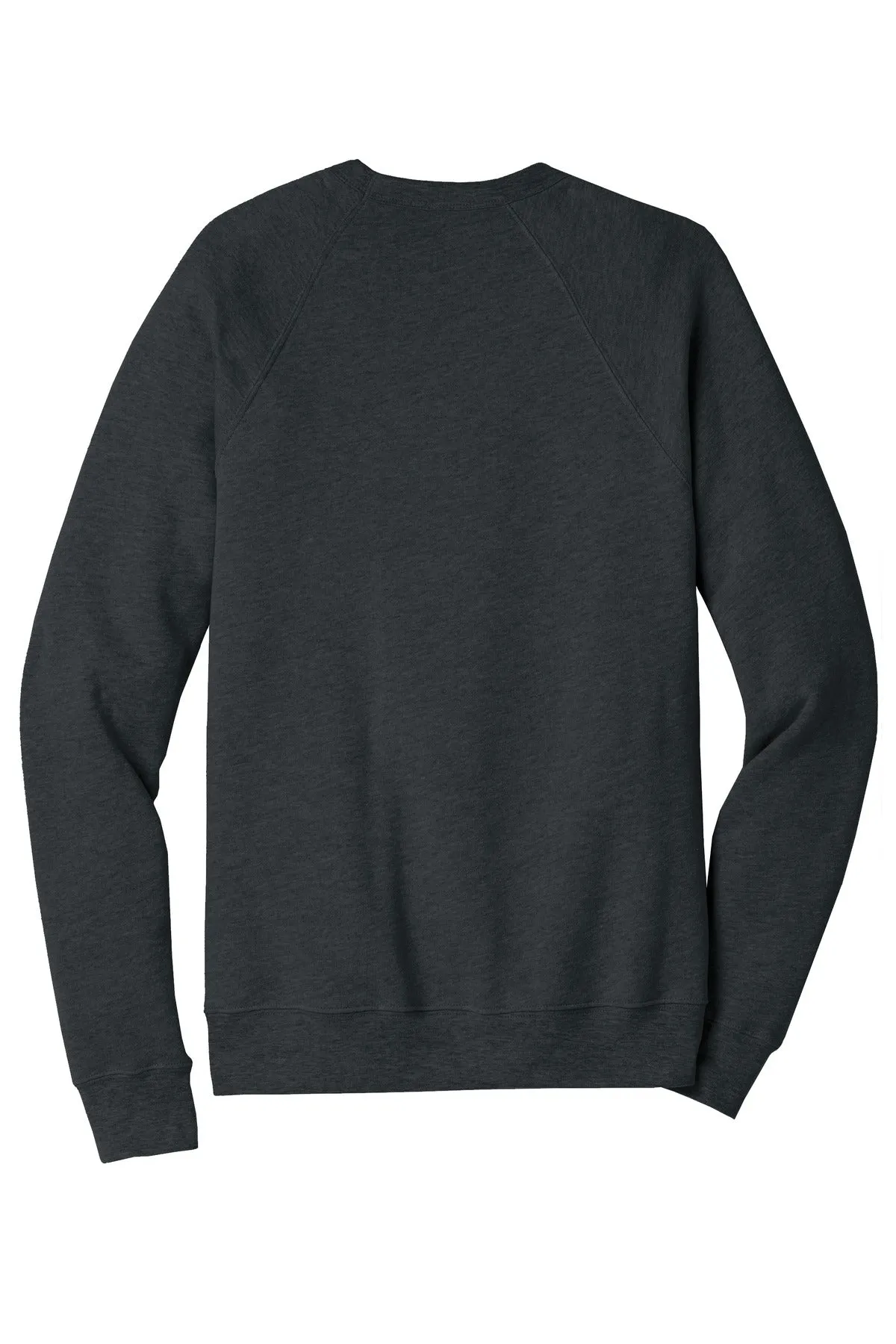 BELLA CANVAS  Unisex Sponge Fleece Raglan Sweatshirt. BC3901 Dark Grey Heather
