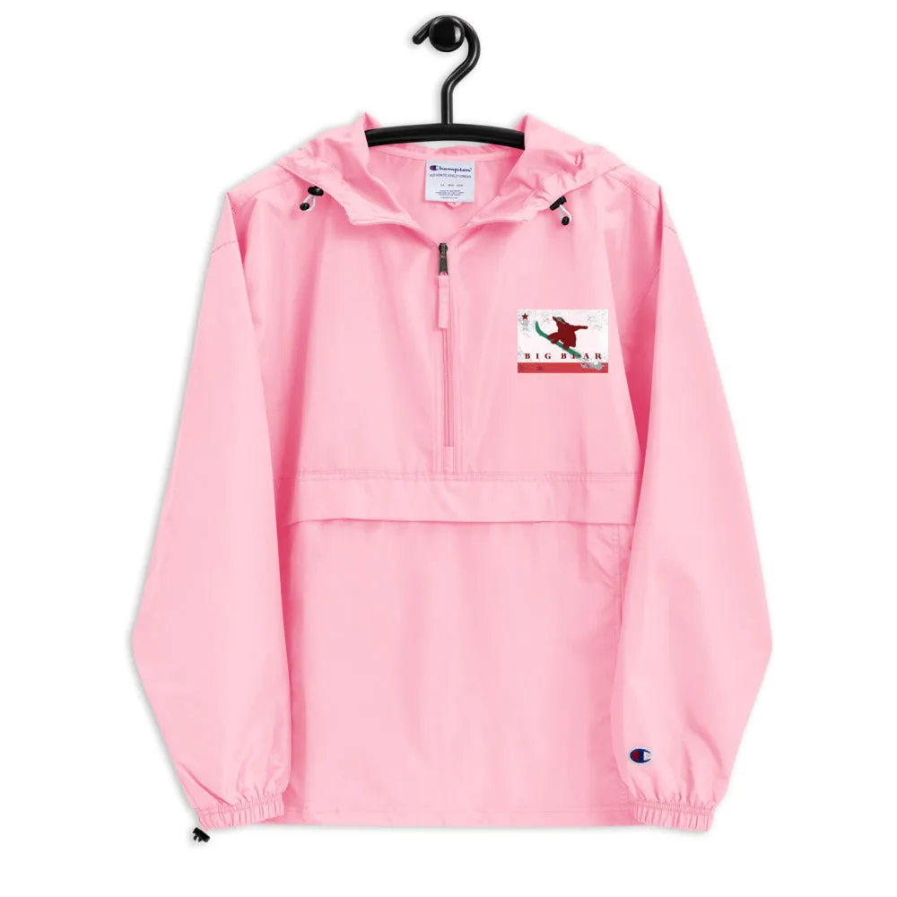 Big Bear Snowboarding Grizzly Flag Champion Packable Jacket