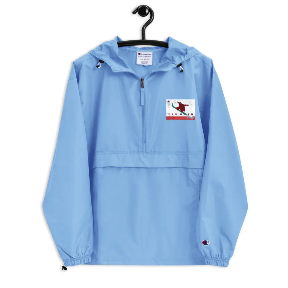 Big Bear Snowboarding Grizzly Flag Champion Packable Jacket