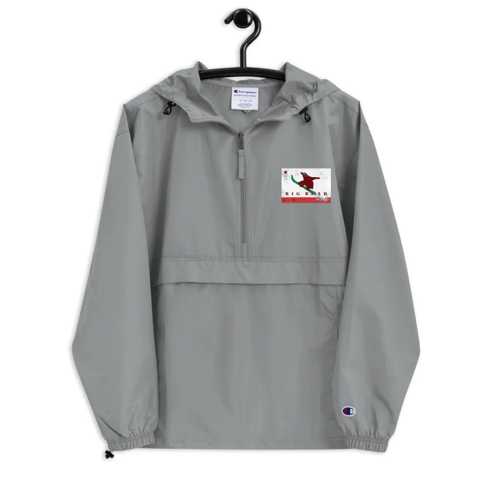 Big Bear Snowboarding Grizzly Flag Champion Packable Jacket